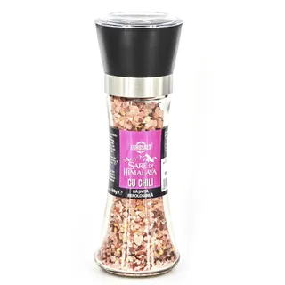 Eurosalt with Chilli Reusable Grinder Himalayan Salt, 180g