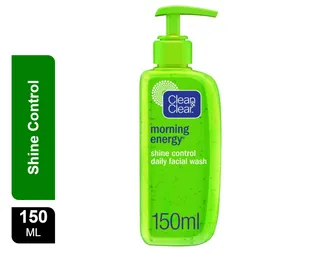 Clean & Clear Daily Face Wash, Morning Energy Shine Control 150 ml