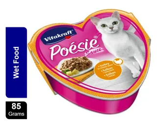 Vitakraft Poesie Turkey In Cheese Sauce 85 g