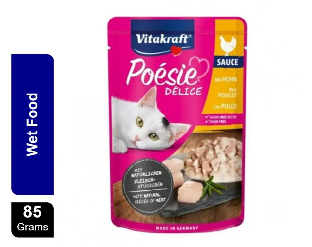 Vitakraft Poesie Deli Sauce with Chicken 85g