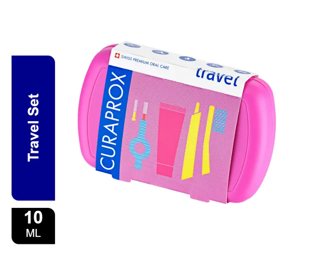 Curaprox Pink Oral Travel Kit