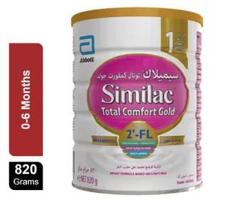 Similac Total Comfort Gold 2'-Fl Stage 1 From Birth To 6 Months 820 g