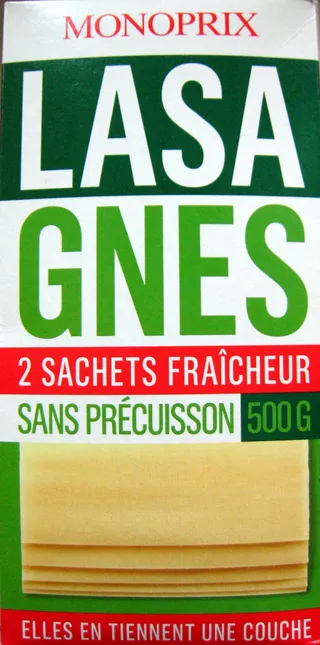 Monoprix Superior Quality Lasagna 500 g