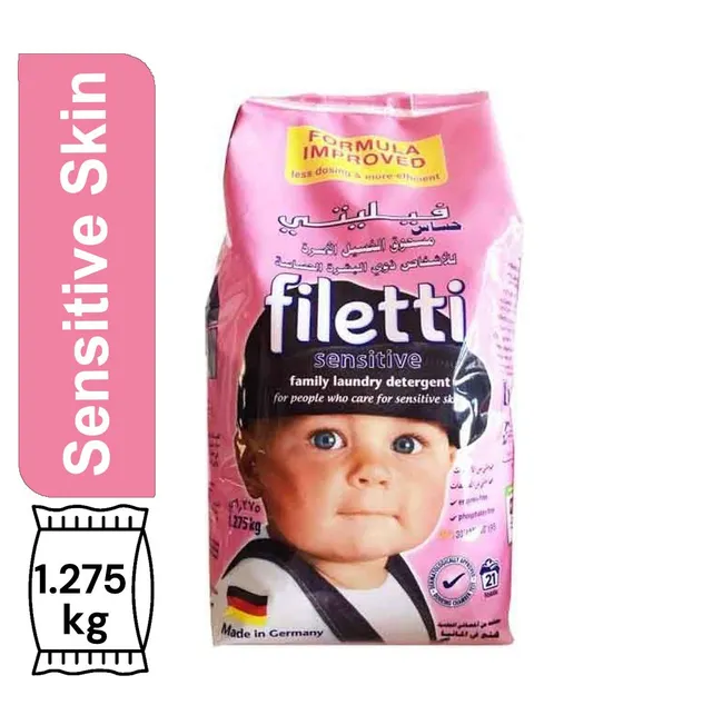 Filetti Sensitive Family Laundry Detergent, 1.275kg