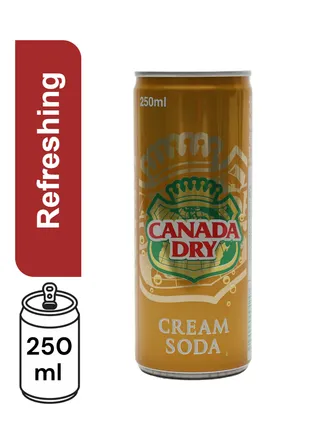كندا دراي كريم صودا مشروب غازي، 250ml