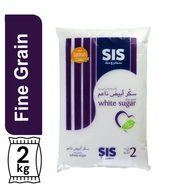 SIS Fine Granulated White Sugar, 2kg