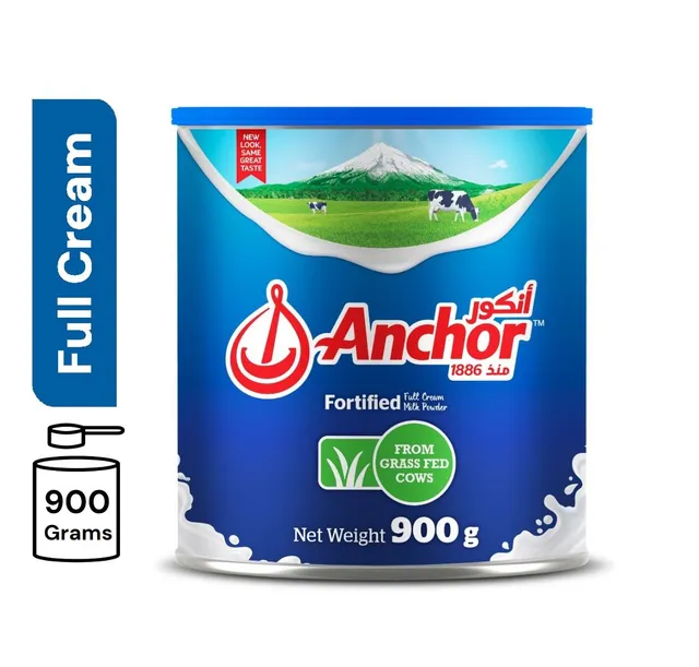 أنكر بودرة حليب كامل الدسم مدعمة, 900g