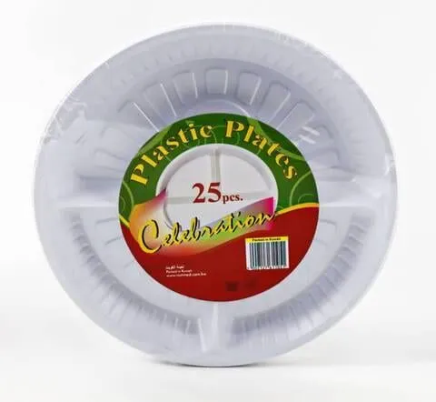 Celebration Plastic Round Plate 1