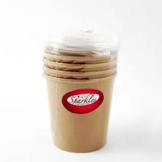 Sparkles Kraft Paper Container, 5x16oz