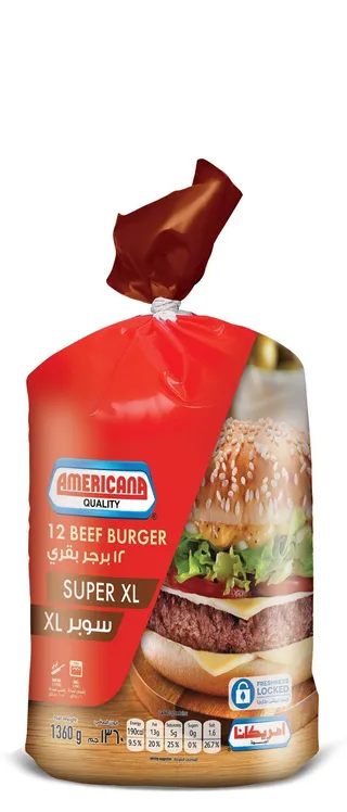 أمريكانا برجر شووبيز 12 قطعة 1.360 كجم