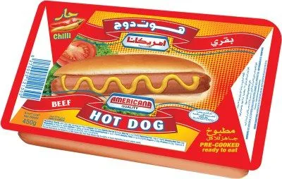 Americana Chili Beef Hotdog 450 g
