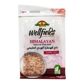 Wellfields Himalayan Coarse Pink Salt, 1kg