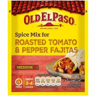 Old El Paso Spice Mix for Roasted Tomato & Pepper Fajitas, 30g