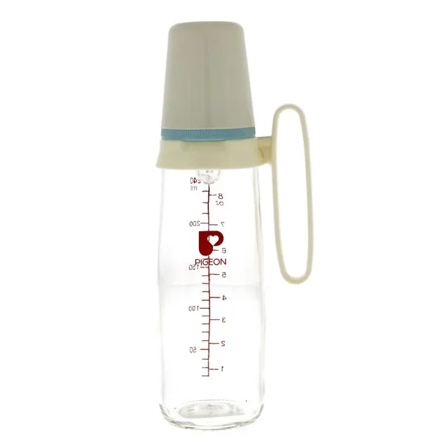 Pigeon Nurser Bottle with Handle Glass, 240ml