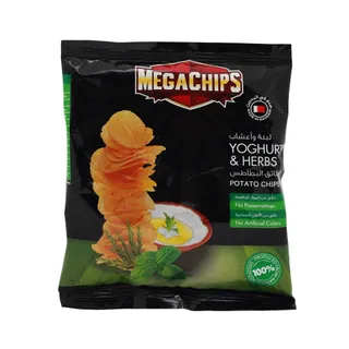 ميجا تشيبس يوغورت وأعشاب 13جم