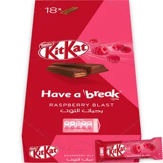 Kitkat 2 Finger Raspberry Chococlate Wafer, 18x19.5g