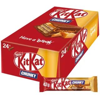 كيت كات تشانكي كراميل شوكولاتة 42 g x 24 قطعة