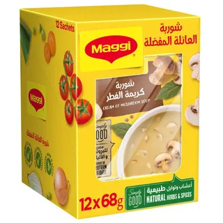 ماجي شوربة كريمة فطر، 12x68g