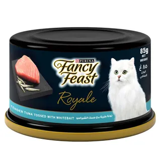 Purina Fancy Feast Royale Tender Tuna Tossed with Whitebait, 85g
