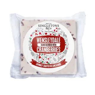 Singletons & Co Wensleydale Cranberry Cheese, 200g