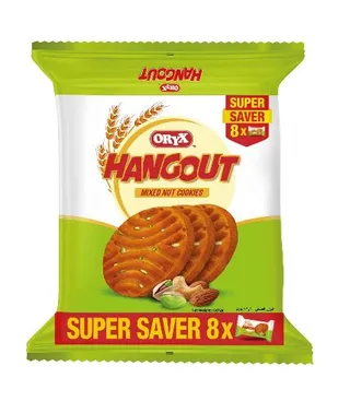 Oryx Hangout Mixed Nut Cookies Assorted, 8x72g