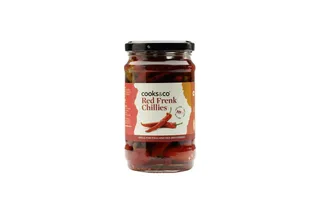Cooks & Co Red Frenk Chillies Pickled, 300g