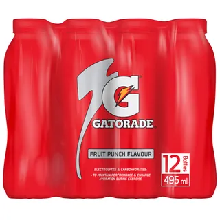 Gatorade Sports Drink Fruit Punch, 12x495ml