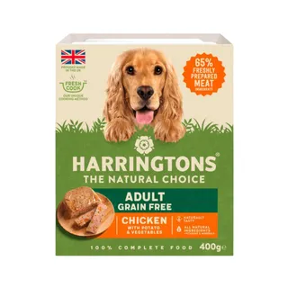 Harringtons Chicken with Potato & Vegetables Adult Dog Wet Food, 400g