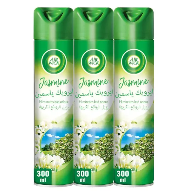 Air Wick Jasmine Scent Air Freshener, 3x300ml