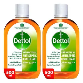 Dettol Liquid 500 ml x 2 pcs 15% Off