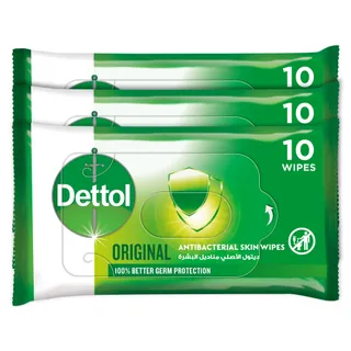 Dettol Wipes Original 10 pcs 2+1