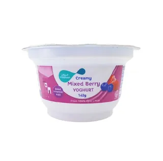 مزون يوغورت كريمي توت مشكل، 140g