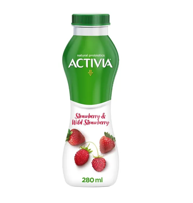 أكتيفيا يوغورت شراب فراولة برية، 280ml