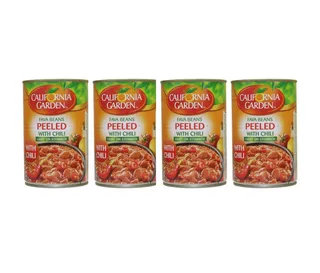 California Garden Peeled Foul With Chilli 450 g 3 + 1 Free