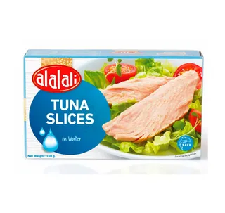 الألالي شرائح تونة في الماء، 100g