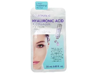 Skin Republic Hyaluronic Acid + Collagen Face Mask, 25ml