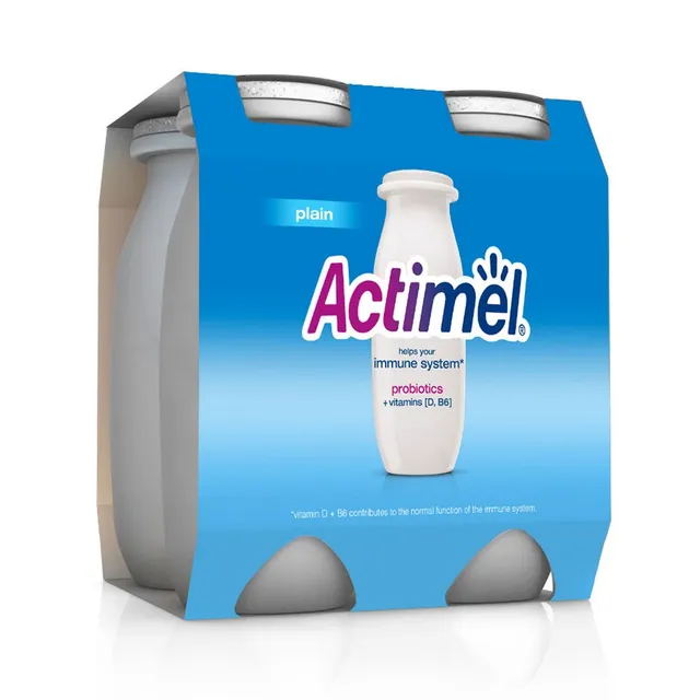 Actimel Plain Dairy Drink 4x93ml