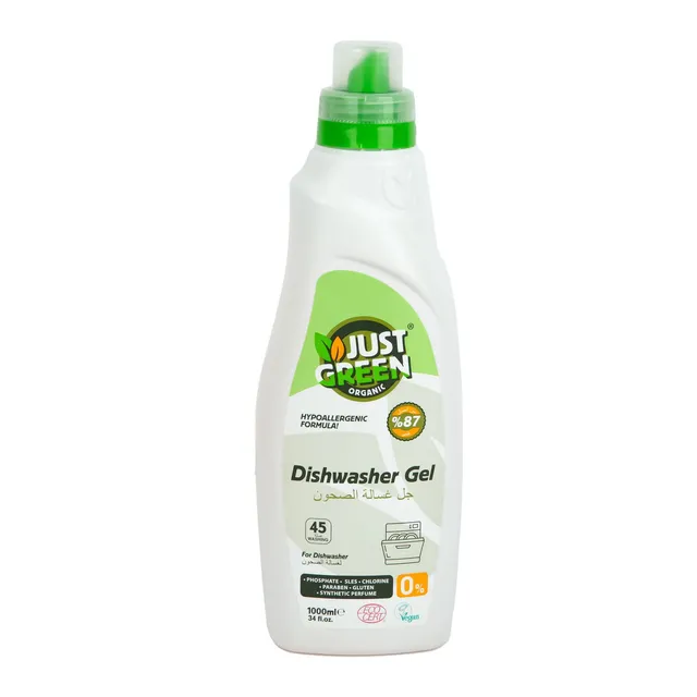 Just Green Organic Dishwasher Gel, 1L