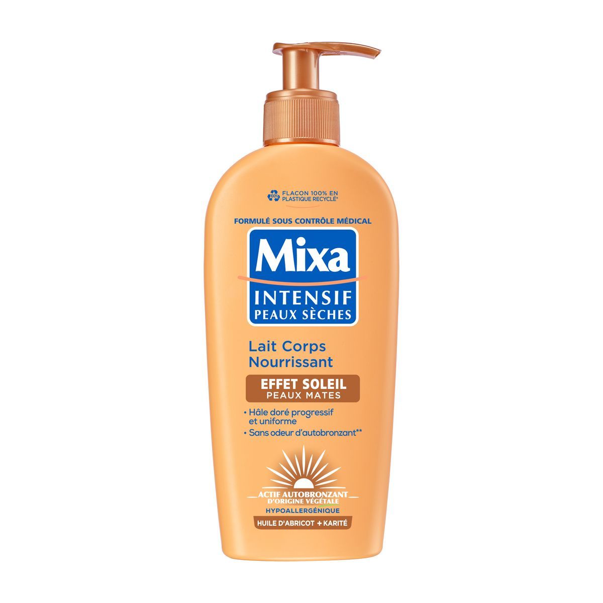 Mixa Nourishing Body Lotion Apricot Oil Shea Butter, 250ml