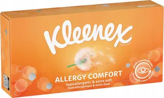 Kleenex Allergy Comfort Tissue Box 3Ply 56Sheets