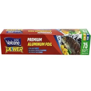 Volcano Power Aluminum Foil, 75sq.ft
