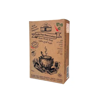 Asil Mutfak 100% Natural Spicy Parsley Bone Broth Soup, 5 Pieces
