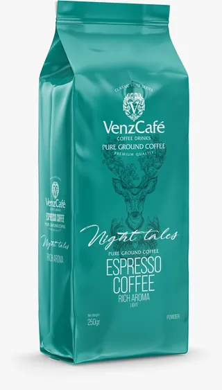 VenzCafe Light Roasted Espresso Coffee, 250g