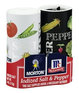 Morton Salt Pepper Shakers 148 g