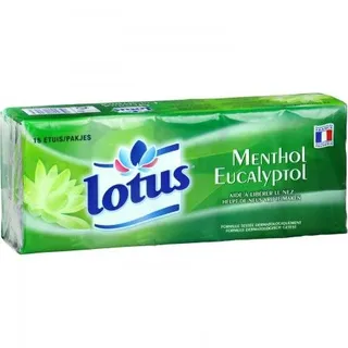 Lotus Menthol Eucaliptis Facial Tissue 15S