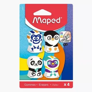 Maped Ergofun Erasr Ass Cl 4Pc