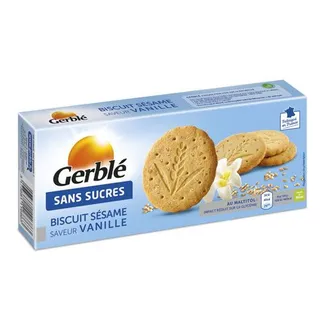 Gerble Biscuit Sesame Vanille 132G