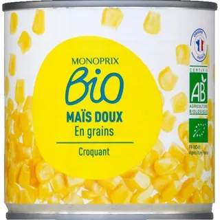 Monoprix Organic Corn Grains 285 g