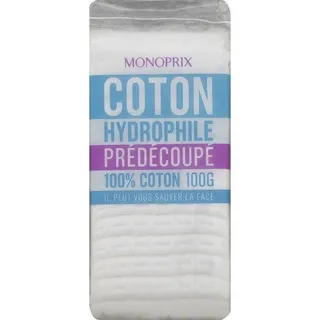 Monoprix Precut Cotton Pads 100G