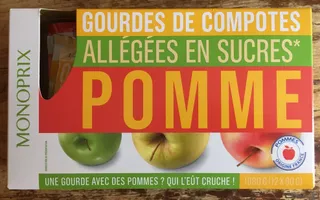 Monoprix Apple Compote 12Ply90G